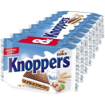 Вафлі Knoppers Milk 8шт 200g