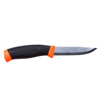 Ніж Morakniv Companion F Orange нержавіюча сталь прогумована рукоять з помаранчевими накладками