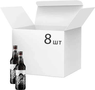 Упаковка пива Black Sheep Milk Stout темне фільтроване непастеризоване 4.4% 0.5 л х 8 шт (5024583008470)