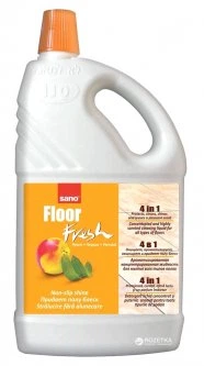 Засіб ароматизований для миття підлоги 4 в 1 Sano Fresh Персик 2 л (7290003015627)
