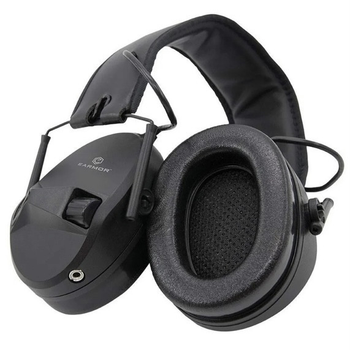 Активні тактичні навушники EARMOR M30 чорні