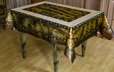Скатертина вінілова Meiwa "Голограмма" 120х150cм (317-10) (GLENT 134)