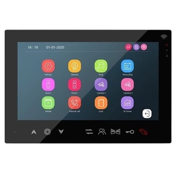 Wi-Fi Видеодомофон&nbsp;MT-TUYA 95708H Диагональ 7" (18cм) black