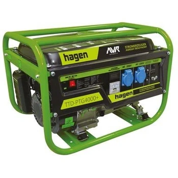 Електрогенератор бензиновий HAGEN TTD-PTG4000+ 230/12V 3.2kW