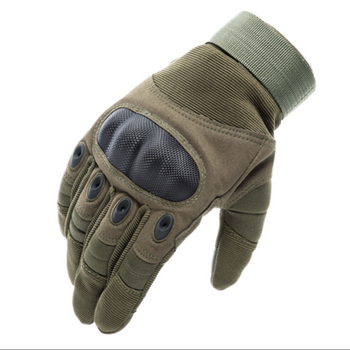 Военные перчатки с защитой костяшек ReFire Gear для сенсорных экранов XL хаки