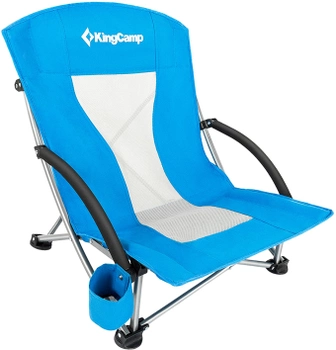 Кресло раскладное KingCamp Beach Chair (KC3841) Синее (KC3841 BLUE)