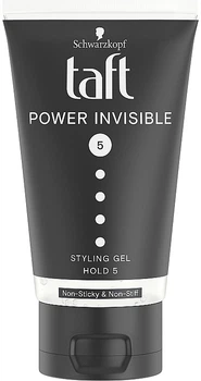 Гель для стайлинга "Power. Невидимая фиксация", мегафиксация - Taft Invisible Power Gel 150ml (207427-62954)