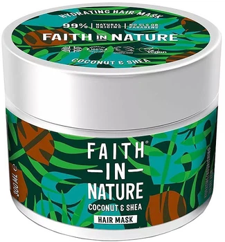 Увлажняющая маска для волос "Кокос и масло ши" - Faith In Nature Coconut & Shea Hydrating Hair Mask 300ml (1051694-27388582)