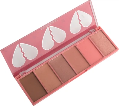 Палетка для макияжа - Ruby Rose Face Kit Heart Blush Contour 21g (21g) (726022-14974)