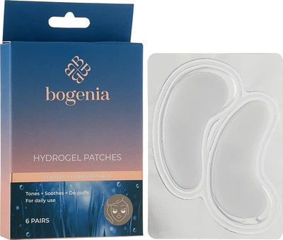 Гидрогелевые патчи под глаза с морскими водорослями - Bogenia Hydrogel Patches 6g (1030754-13359)