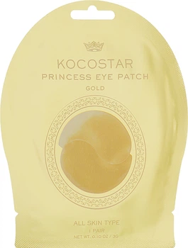 Гідрогелеві патчі під очі, золоті - Kocostar Princess Eye Patch Gold 2шт (489461-16153)