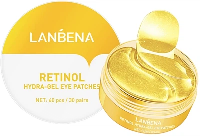 Омолаживающие гидрогелевые патчи для глаз с ретинолом и коллагеном - Lanbena Retinol Collagen Hydra-Gel Eye Patch (913187-5534)