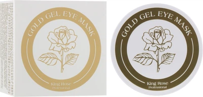 Гидрогелевые патчи для глаз антивозрастные от морщин с золотом - King Rose Gold Gel Eye Mask 60шт (675135-402)