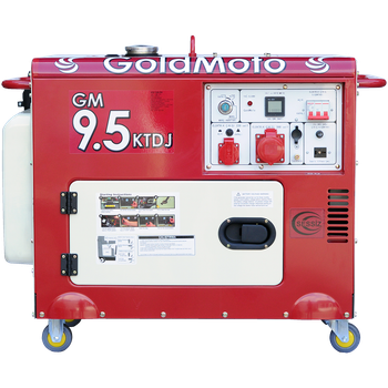 Генератор дизельний GoldMoto GM9.5KTDJ 10,1 кВА, 3 фази, електростартер, Туреччина