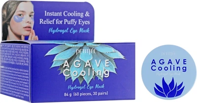 Гідрогелеві охолоджувальні патчі для очей з екстрактом агави - Petitfee Agave Cooling Hydrogel Eye Mask 60шт (588509-36)