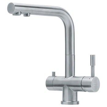 Cмеситель для кухни с краном для фильтрованной воды FRANKE Atlas Clear Water сатин нержавеющая сталь 120.0179.978
