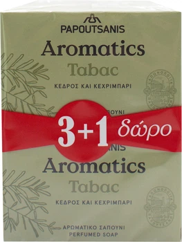 Мило тверде Aromatics Табак 4 x 100 г (5201109002673)
