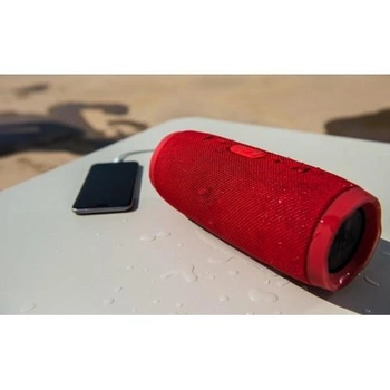 Портативна bluetooth колонка MP3 плеєр E3 CHARGE 3 waterproof водонепроникна Power Bank Red
