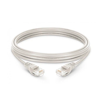 Патч-корд RJ45 3м сетевой кабель для интернета UTP CAT5e 8P8C LAN 100мб белый