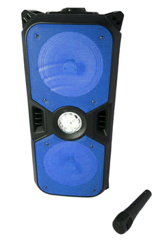 Портативная Bluetooth колонка KTS-1042 с микрофоном, синяя