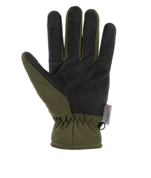 Зимние перчатки Mil-tec softshell L из полиэстра полиуритановой подкладкой с специальным шаром материала на пальцах для работы с сенсорным экраном