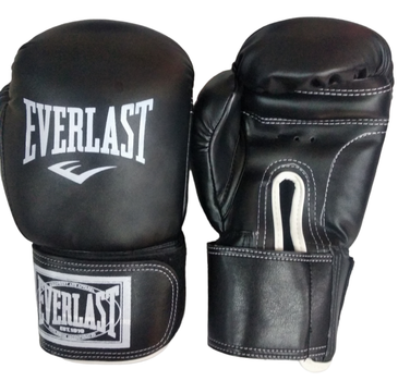 Перчатки бокс Lev Sport EVERLAST черный стрейч 12oz