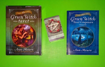 Подарочный набор Таро Зеленой Ведьмы. The Green Witch Tarot, Ann Moura. Llewellyn Книга + Карты