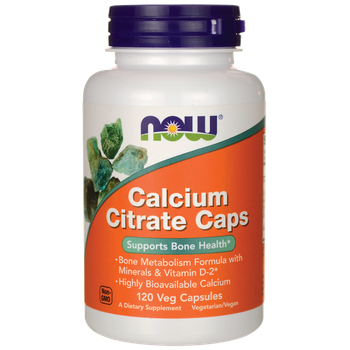 Цитрат кальцію NOW Foods (Calcium Citrate) 150 мг 120 капсул NOW01235