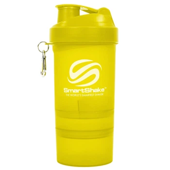 Шейкер 3-х камерный SMART SHAKER ORIGINAL FI-5053 400+100+100мл цвет желтый
