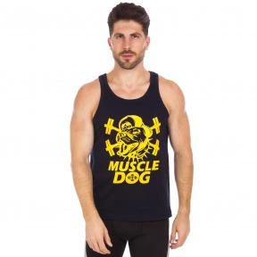 Майка борцовка спортивная мужская MUSCLE DOG CO-5903 Размер: M (46-48) Цвет: Черный