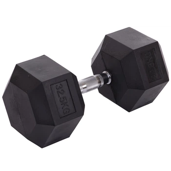 Гантель цельная шестигранная Zelart TA-2679-32,5 1шт 32,5кг