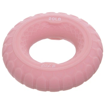 Еспандер кистьовий Кільце (1шт) JELLO (силікон, навантаження 20LB, d-7см, Пудровий) (FI-3813_Пудровий_20LB)