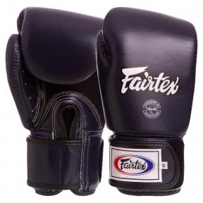 Перчатки боксерские кожаные FAIRTEX BGV1 18 унций черный
