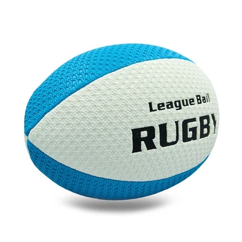 Мяч для регби RUGBY Liga ball SP-Sport RG-0391 №9 Белый-синий