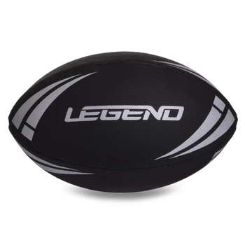 Мяч для регби LEGEND FB-3293 №3 PVC белый-салатовый