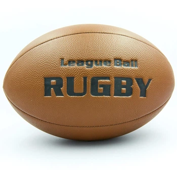 Мяч для регби RUGBY Liga ball RG-0392 №9 коричневый