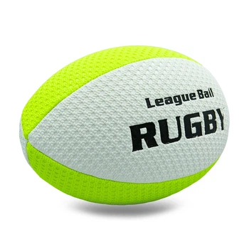 М'яч для регбі RUGBY Liga ball SP Sport RG-0391 №9 Білий-салатовий