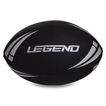 Мяч для регби LEGEND FB-3292 №4 PVC белый-салатовый