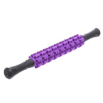 Массажер-палка роликовый 9 массажеров Massager Bar FI-1739 фиолетовый