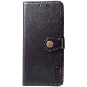 Чехол-книжка GETMAN Gallant (PU) кожаный для Xiaomi Redmi Note 9s / Note 9 Pro / Note 9 Pro Max Черный