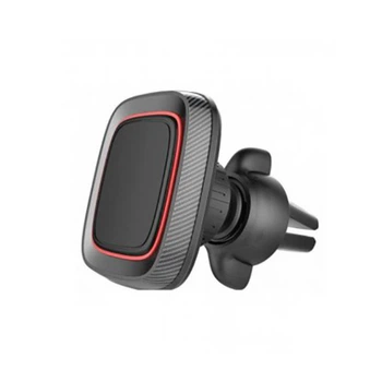 Автотримач для телефону магнітний Hard H-CT213 на дефлектор (на затиску) Чорний