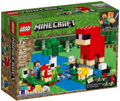 Конструктор LEGO Minecraft Вовняна ферма 260 деталей (21153)