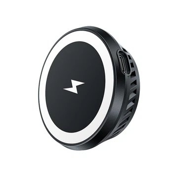 Бездротовий зарядний пристрій Acefast E2 semiconductor cooling wireless charger Black