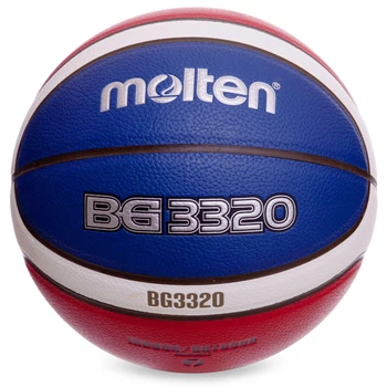Мяч баскетбольный Composite Leather №7 MOLTEN Ultimate (оранжевый-синий) (B7G3320)