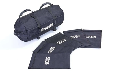 Сумка для кросфіту Sandbag FI-6232-2 (50LB, чорний колір)