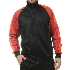 Кофта спортивная мужская LD-6803 4XL (54-56) Черный-оранжевый