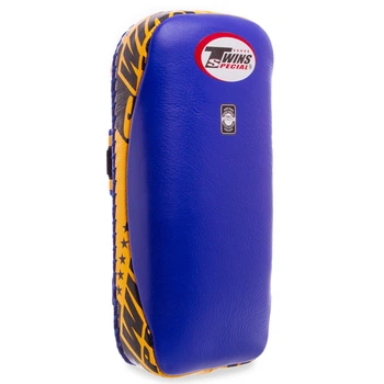 Пады для тайского бокса Тай-пэды TWINS KPL2-M 18x38x5см 1шт Цвет: Синий-желтый