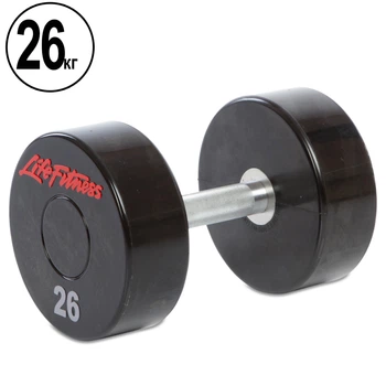 Гантель цілісна професійна Life Fitness SC-80081-26 1шт 26кг