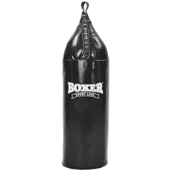 Мешок боксерский Шлемовидный Малый шлем BOXER 1006-02 Материал верха: поливинилхлорид ПВХ. Материал наполнителя: ветошь х/б. Высота: 75см. Диаметр: 22см. Вес: 10кг. Цвет: Черный