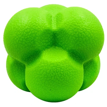 Мяч для реакции REACTION BALL FI-8235 Материал: Силикон Габаритные размеры: диаметр 6,5см Цвет: Зеленый